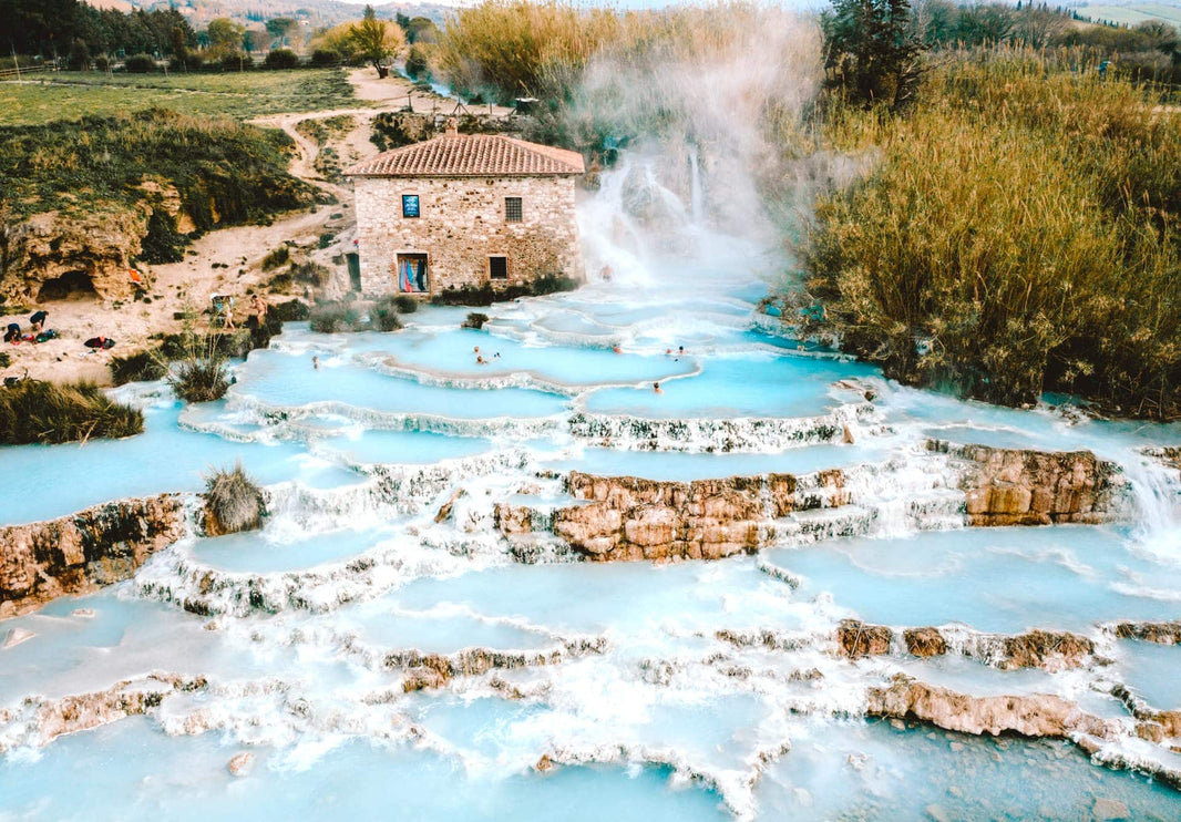 Thermal Springs of Saturnia & Bagni San Filippo: Natural hot baths in nature.